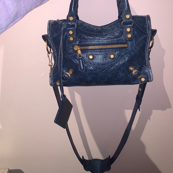 BALENCIAGA BAL MET MINI CITY BLUE - Picture 4 of 12